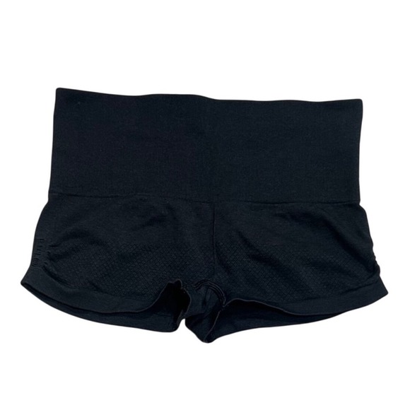 Lululemon Pants - Lululemon Black High Waisted Seamless Athletic Yoga Shorts Mini Short